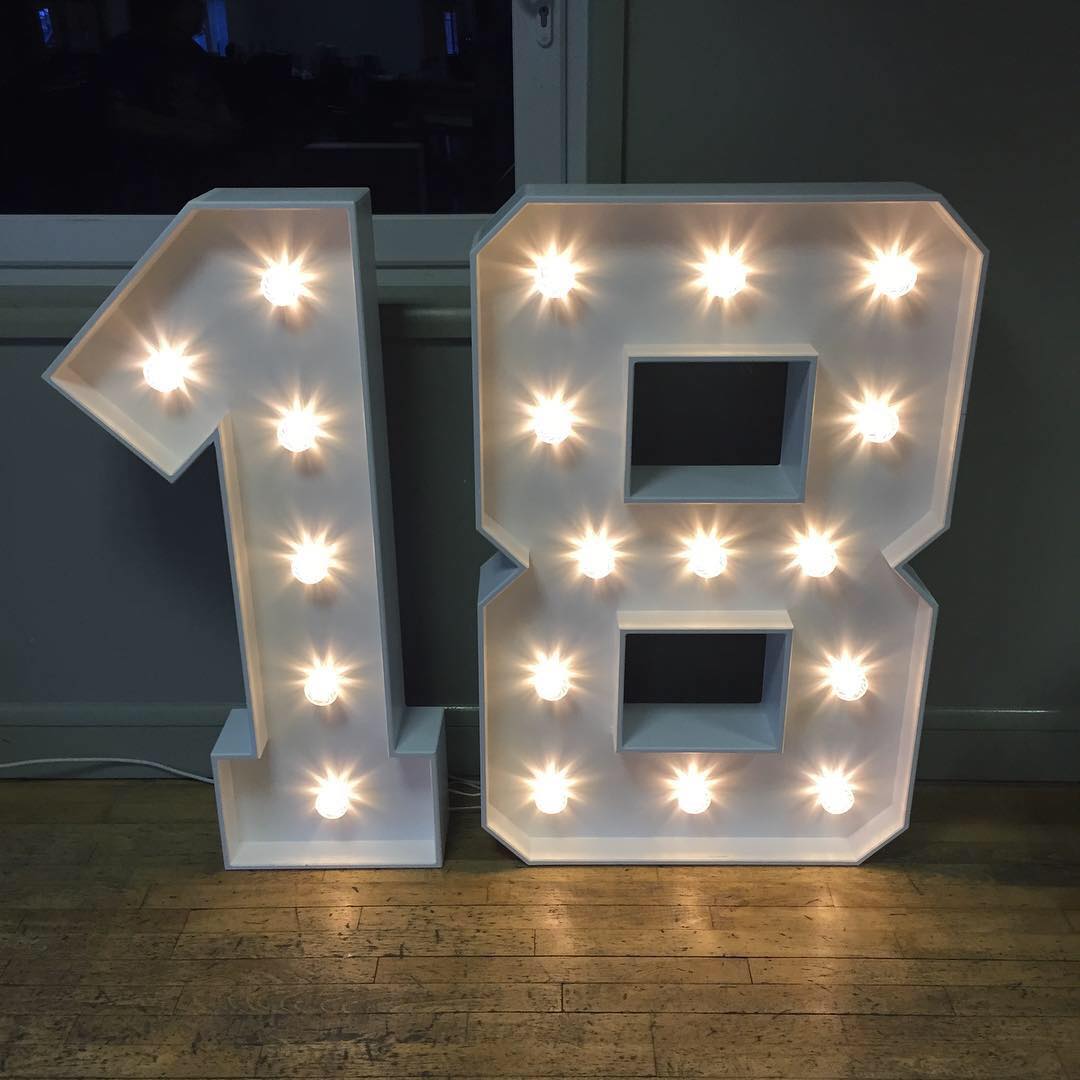 light up number hire yorkshire